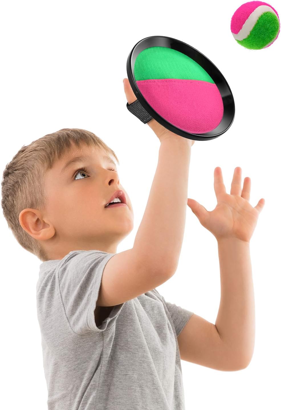 Toss and Catch Balls Game, 3 Set Paddle Toss and Catch Ball, 6 Paddles and 3 Balls, Suitable for Sports, Beach, Birthday Gifts, Event and Game Prizes, Educational, Party Favor and Supplies