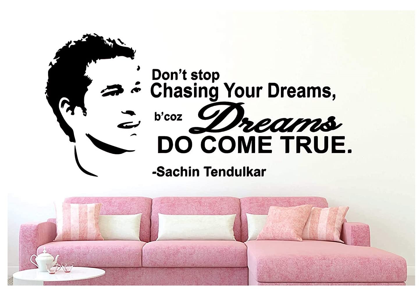 Decals Creation Motivational Quotes Sachin Tendulkar Wall Sticker for Kids Room, Living Room, Office (Size -50Cm X 75Cm) (B0BS3YYCGL) Amazon Price History, Amazon Price Tracker