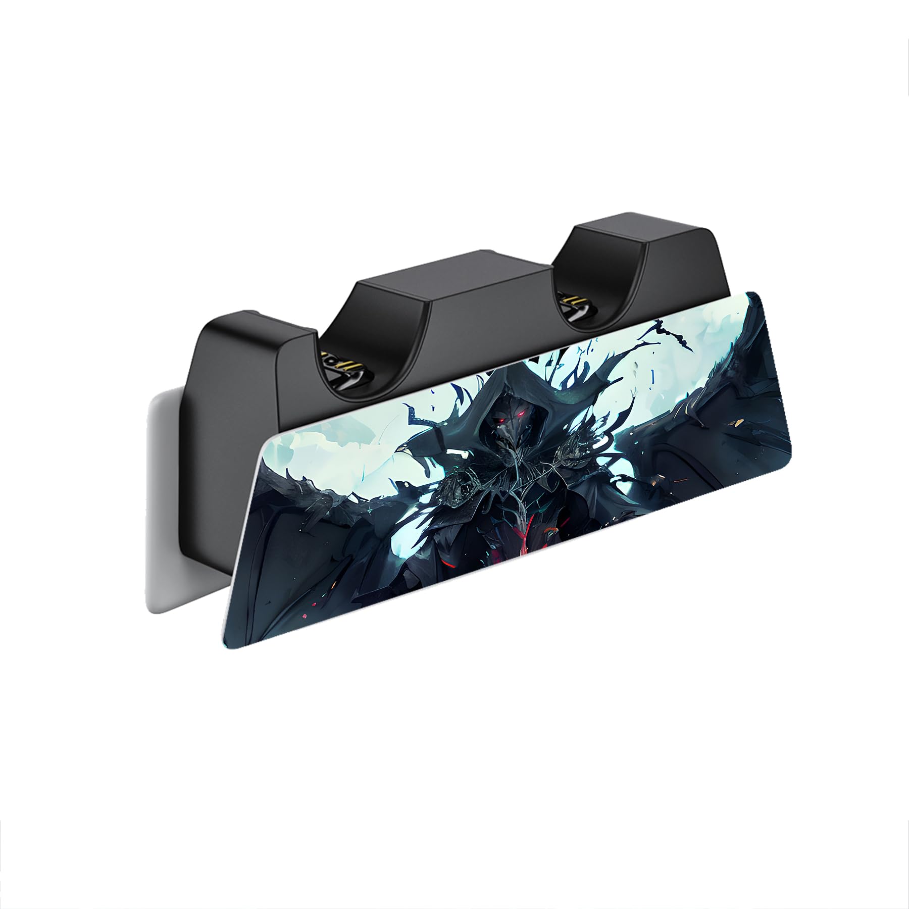 playvital Adesivo Skin per ps5 Console&Controller&Telecomando&Cuffie&Base di Ricarica Cover Sticker Decal Vinile per ps5 Digital Edition-Campo del Diavolo (PFDTM092)