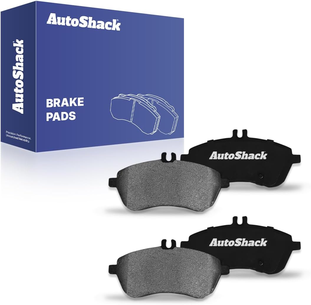 AutoShack Front Ceramic Brake Pad Set Replacement for 2008-2012 Mercedes-Benz C300 2010-2015 Mercedes-Benz C250 4-PC