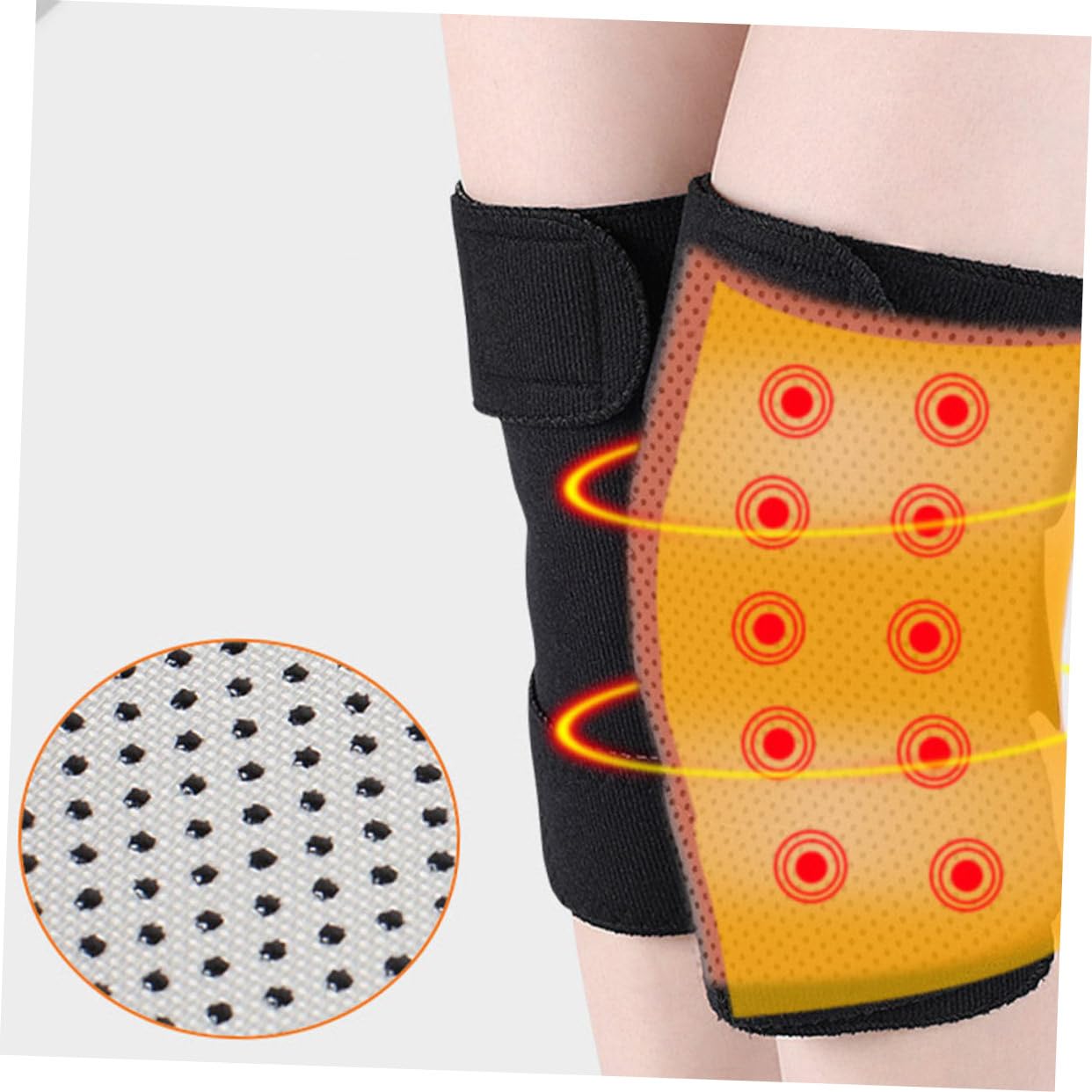 FOMIYES 1 Pair Support Brace Patella Strap Men's for Running Cycling Sports Breathable Adjustable