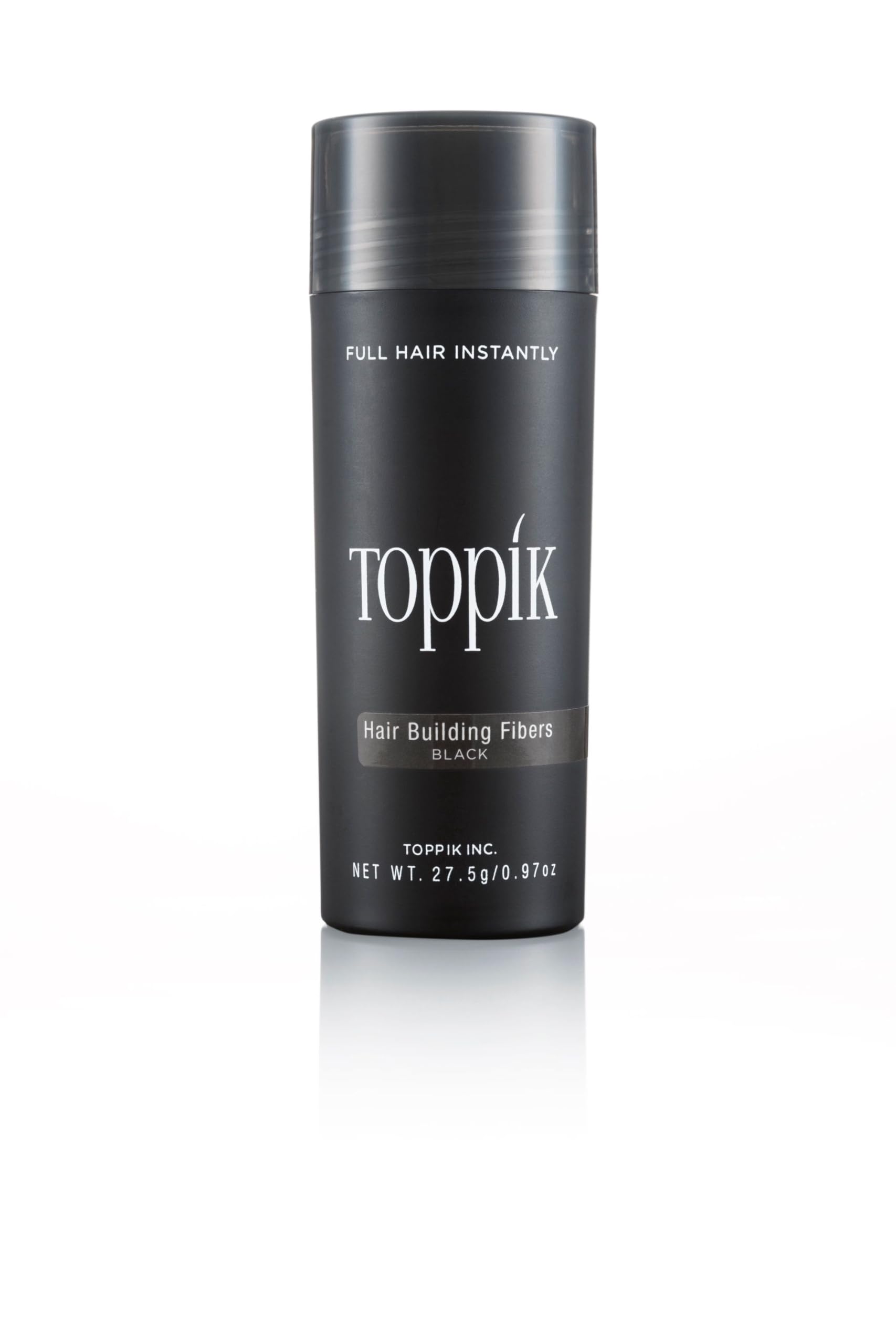 TOPPIK 27,5 g di fibre per capelli, compressore per capelli, nero