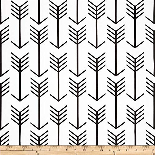 Premier Prints Arrow White/Black, Fabric by the...
