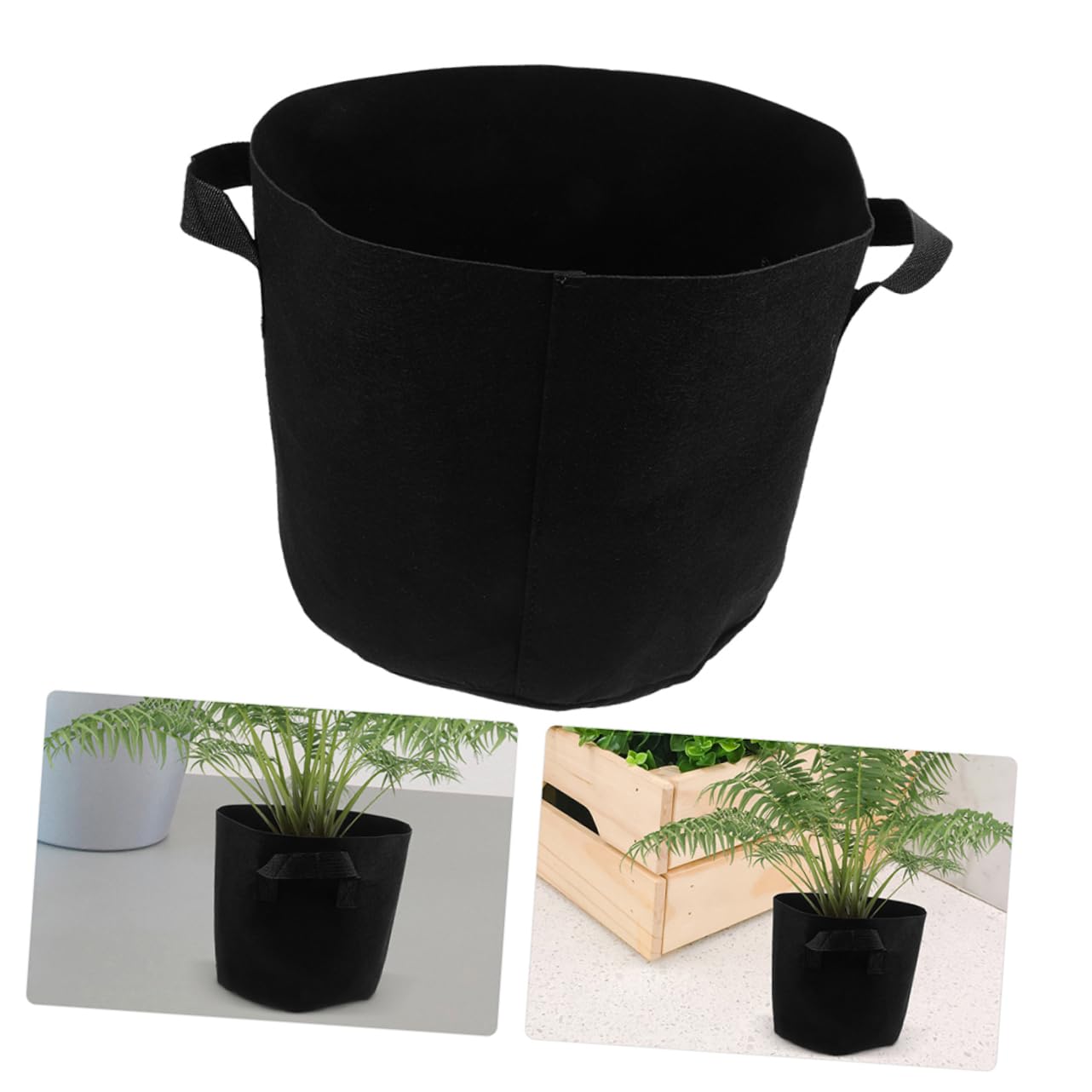 YARNOW 5piezas Bolsas de Cultivo No Tejidas para Jardín Bolsas para Cultivo de Patatas Macetas para Plantar Verduras y Fresas Ventana o Invernadero