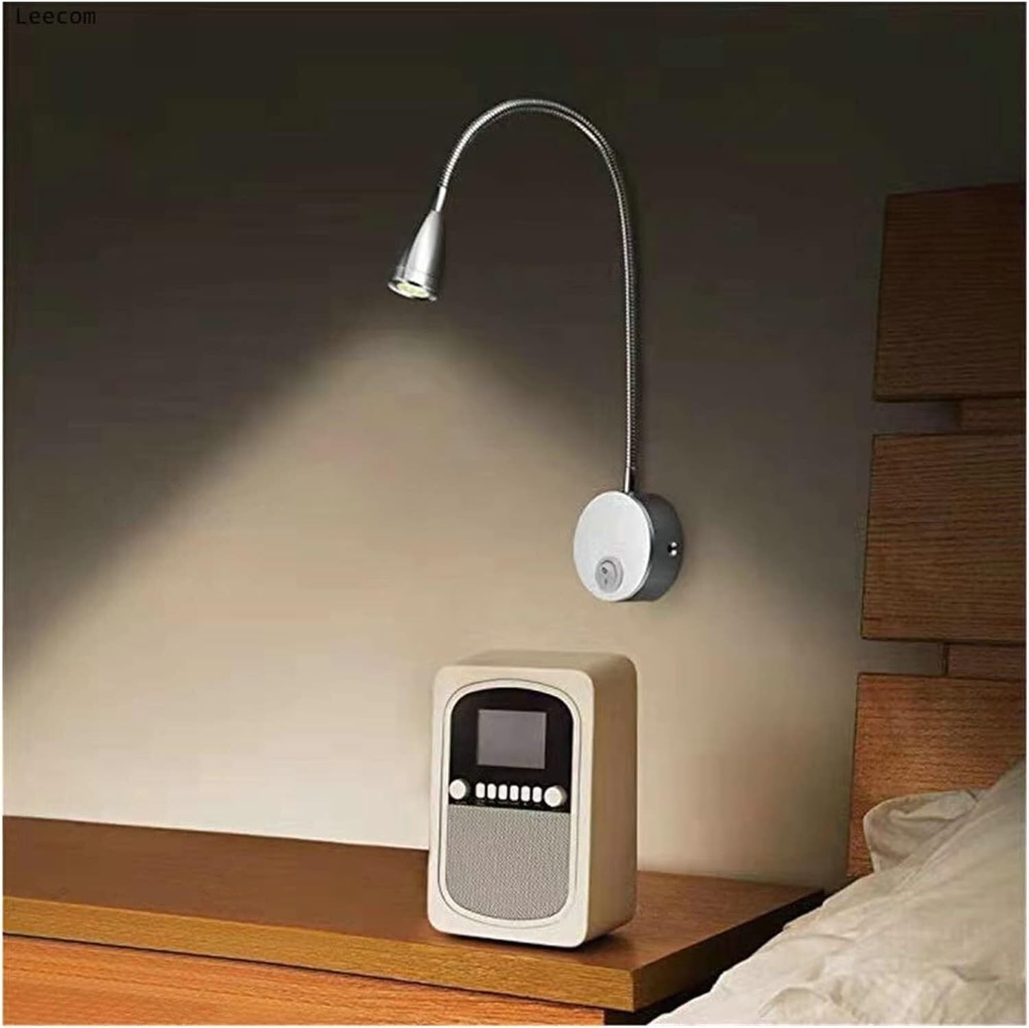 Wall lamp 1pcs/lot Reading Light Compatible with Books in Bed, Bedside Reading Light Minimalist Led Bed Reading Lamp