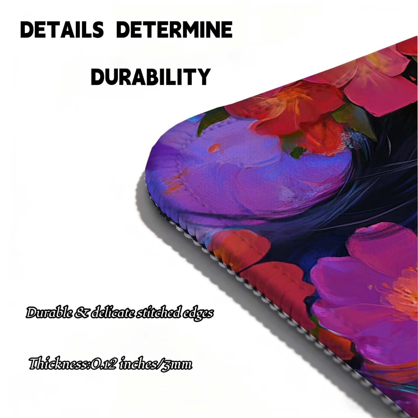 Tapis de Souris Gaming, Fleur sous Main Bureau XXL 1000x500cm g811g-491