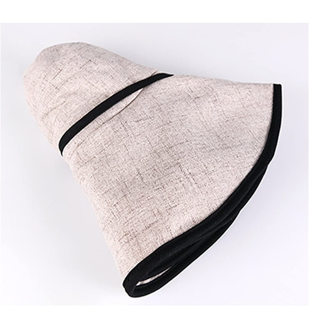 Sombrero de Playa de Verano para Mujer Sombrero de Sol de algodón para Mujer con Gorra de Sol de ala Plegable Ancha (Color : B, Tamaño : Mcode) (A Mcode)