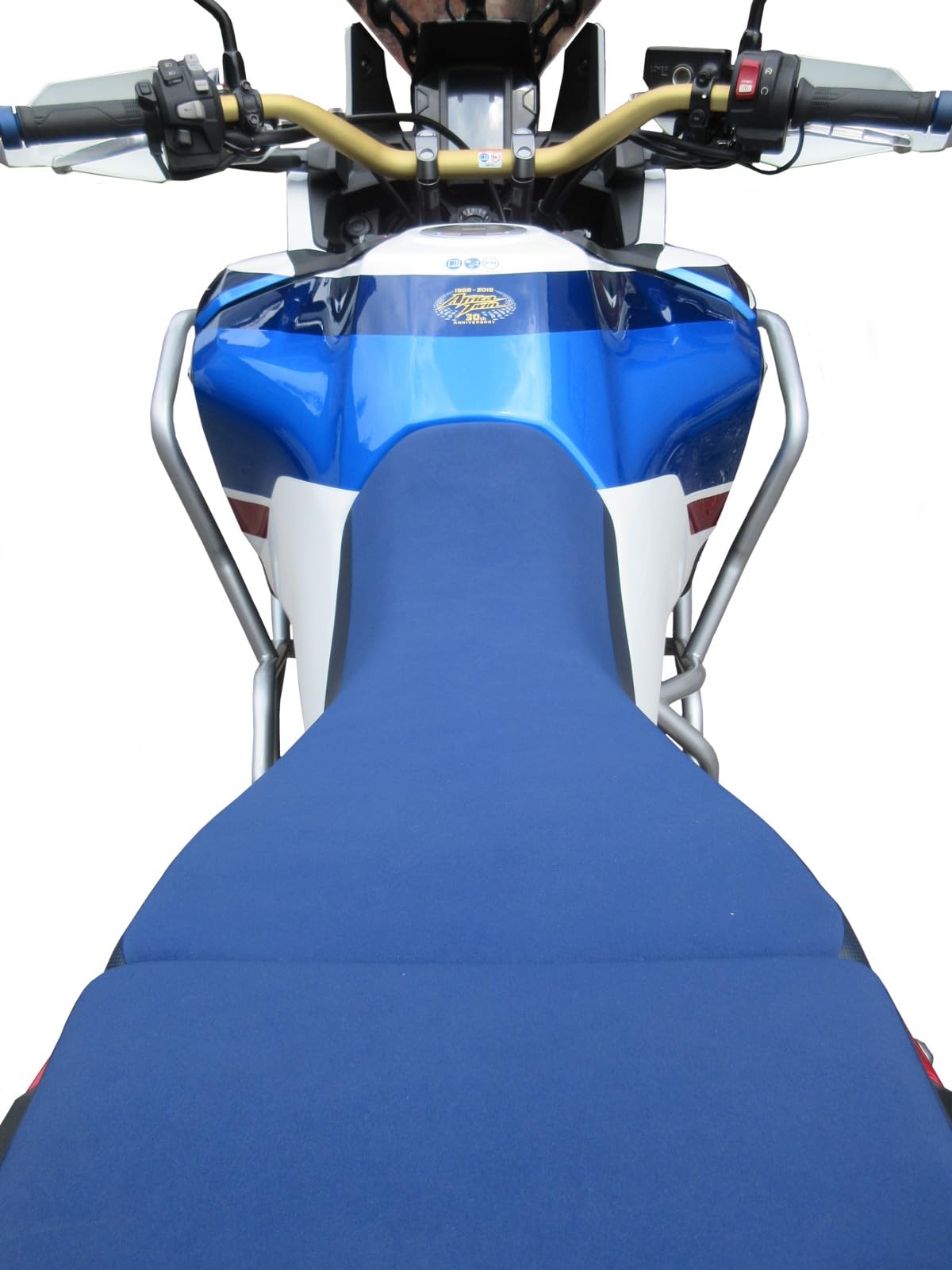 Rugged Roads Silver Radiator Guards For Honda Africa Twin CRF1000 (4711S) - UK Made