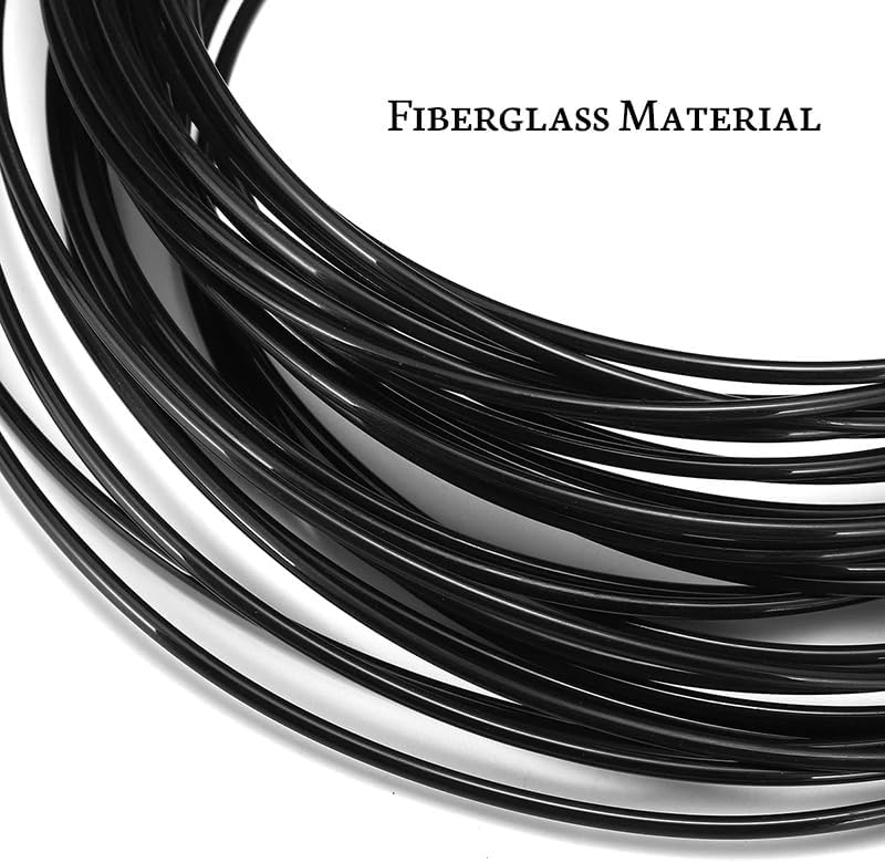 Fish Tape 3mm 5/10/15/20/25/30/35/40M Cable Push Puller Black Fiberglass Electric Guide Device Duct Rodder Fish Tape Wall Wire Conduit(30m)