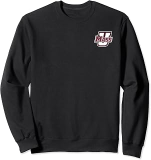 UMass Minutemen Left Chest Icon Officially Licensed Sweatshirt