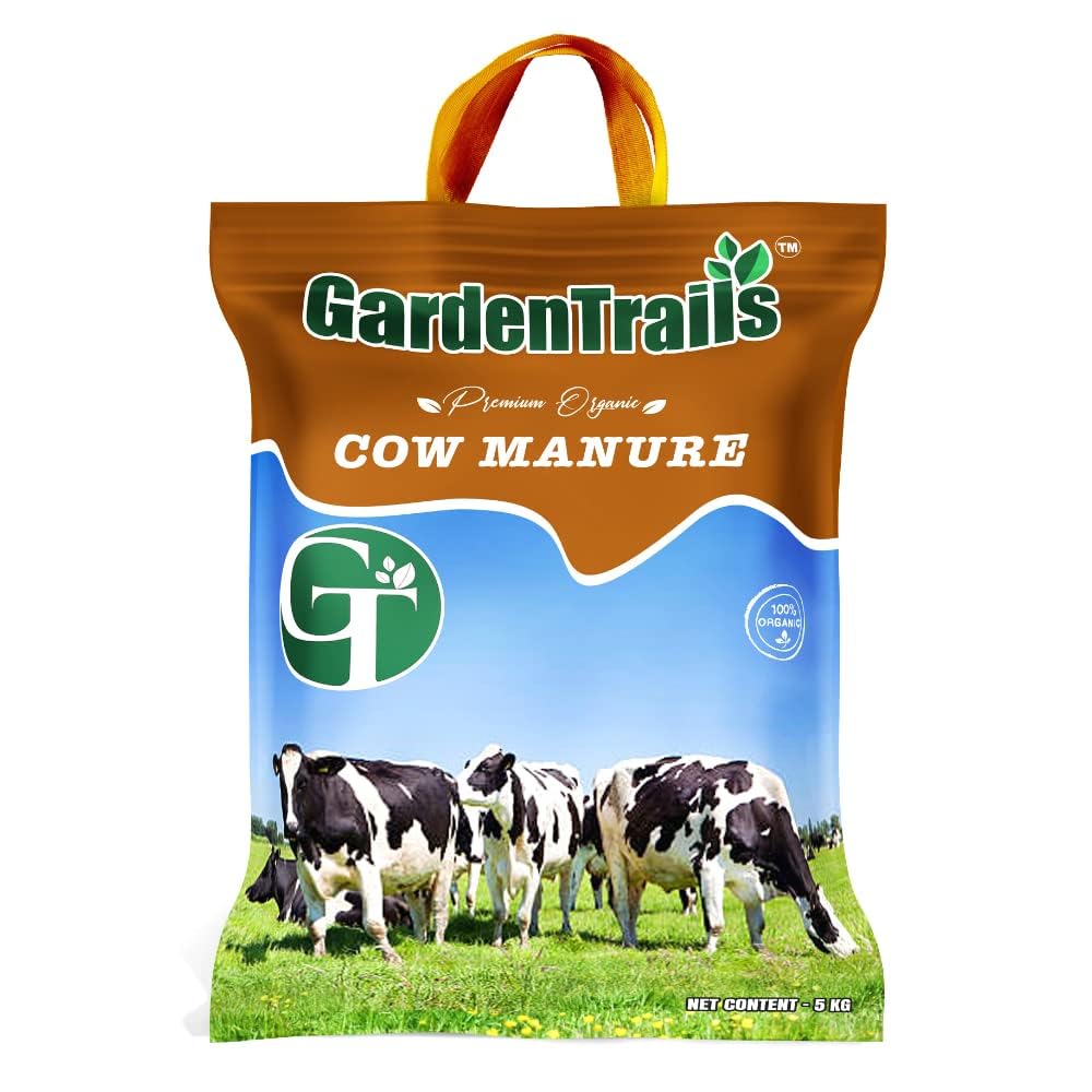 GardenTrails Premium Organic Cow Manure for Plants and Home Gardening - 5 Kg (Pack of 1) (B0BQCTMR3C) Amazon Price History, Amazon Price Tracker