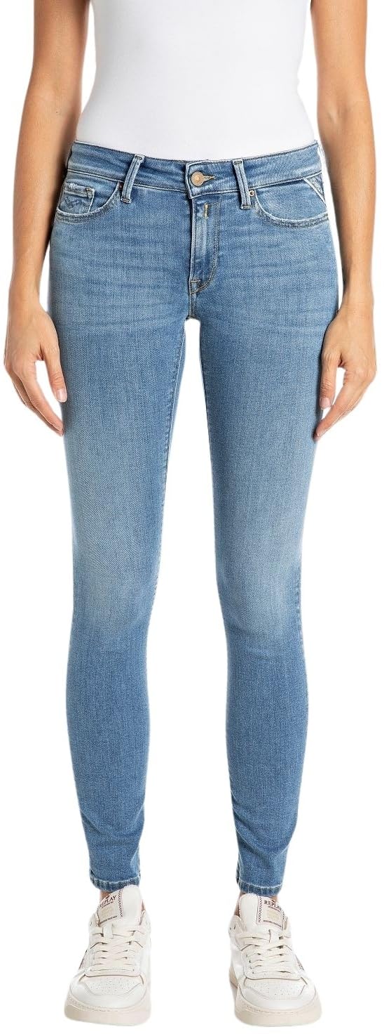 Replay Damen Jeans New Luz Skinny-Fit