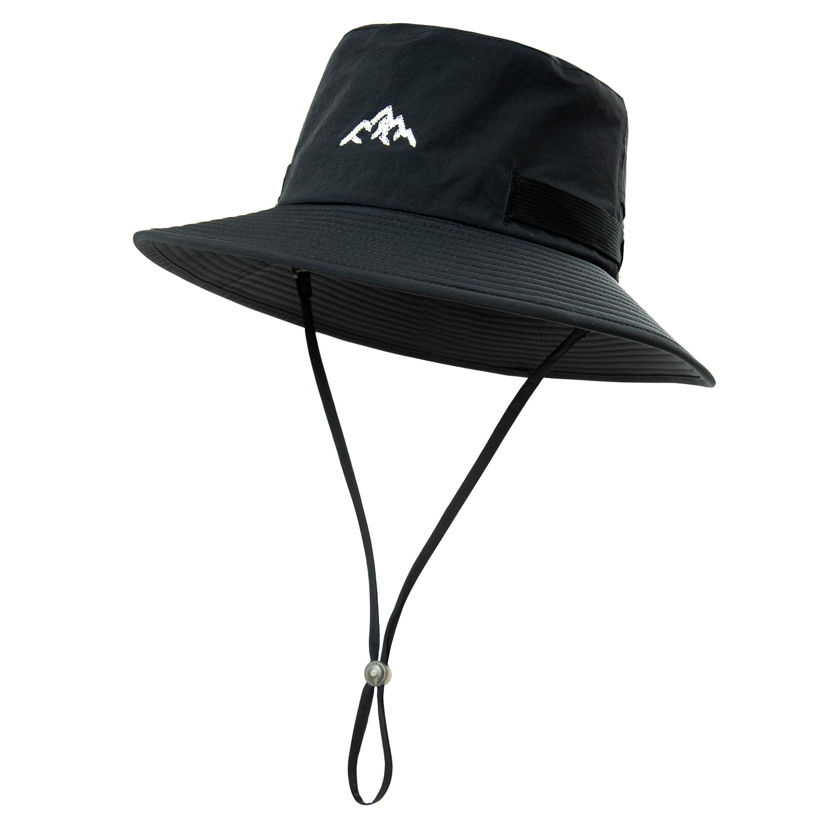 Comhats Sombrero impermeable para exteriores, para senderismo, golf, safari, pesca, senderismo, sombreros de lluvia, UPF 50+, ajustable, plegable, resistente al viento, 54-66 cm