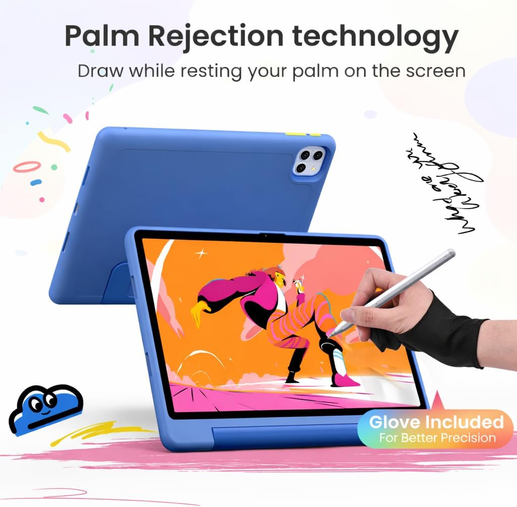 Android Tablet for Drawing & Note Taking: Tablet with Stylus & Case Included Set - 12 Inch IPS 2000x1200 for Clear and Sharp Display - 16GB RAM 256GB Storage - WiFi 4G LTE - Student Learning