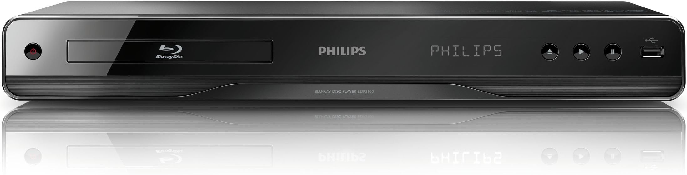 Philips Blu-Ray Player/Full HD 1080p 24fps Black (BDP3100/12)