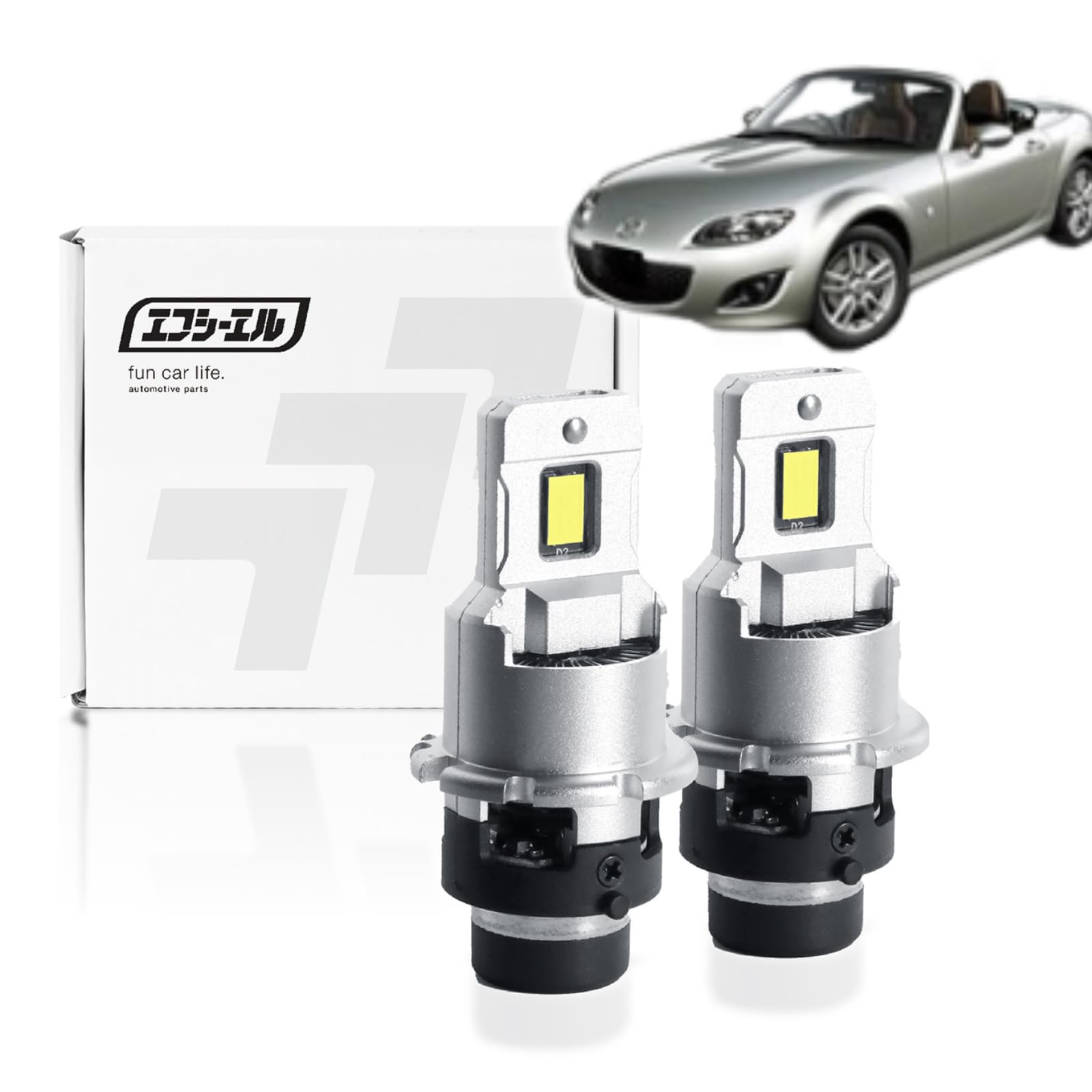 ロードスター　NC ヘッドライト　HID 左側 Amazon | fcl.(エフシーエル) ロードスター nc d2s led ヘッドライト