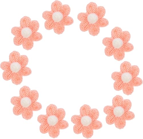 Miniatura 2 de EXCEART 10 parches de flores para planchar con bonitos bordados, para coser en flores, parches de bordado con apliques florales para ropa, bolsas de