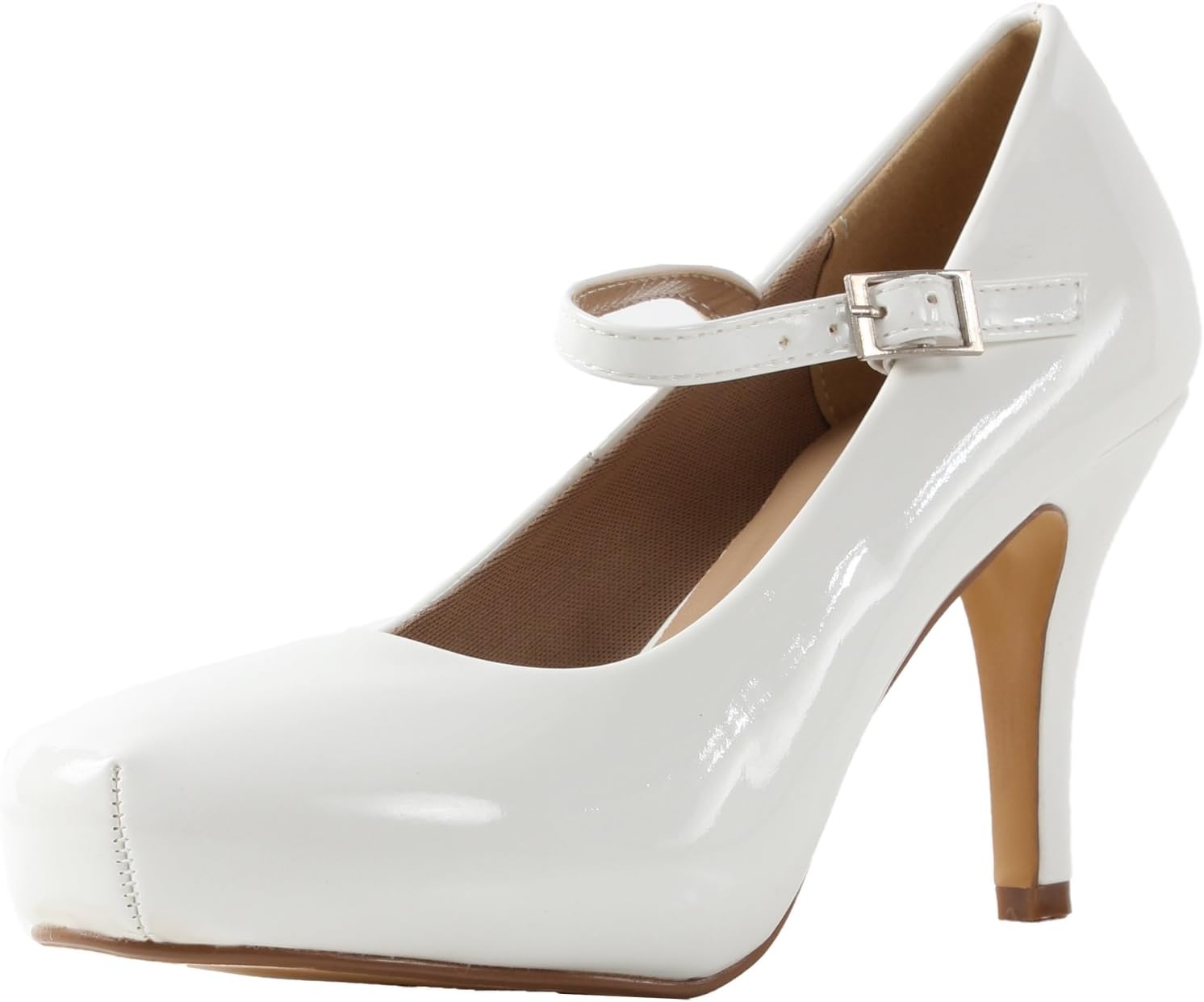 Delicacy Cyndi-91 Women's Hot Fashion Ankle Strap Mary Jane Dress Pumps Shoes