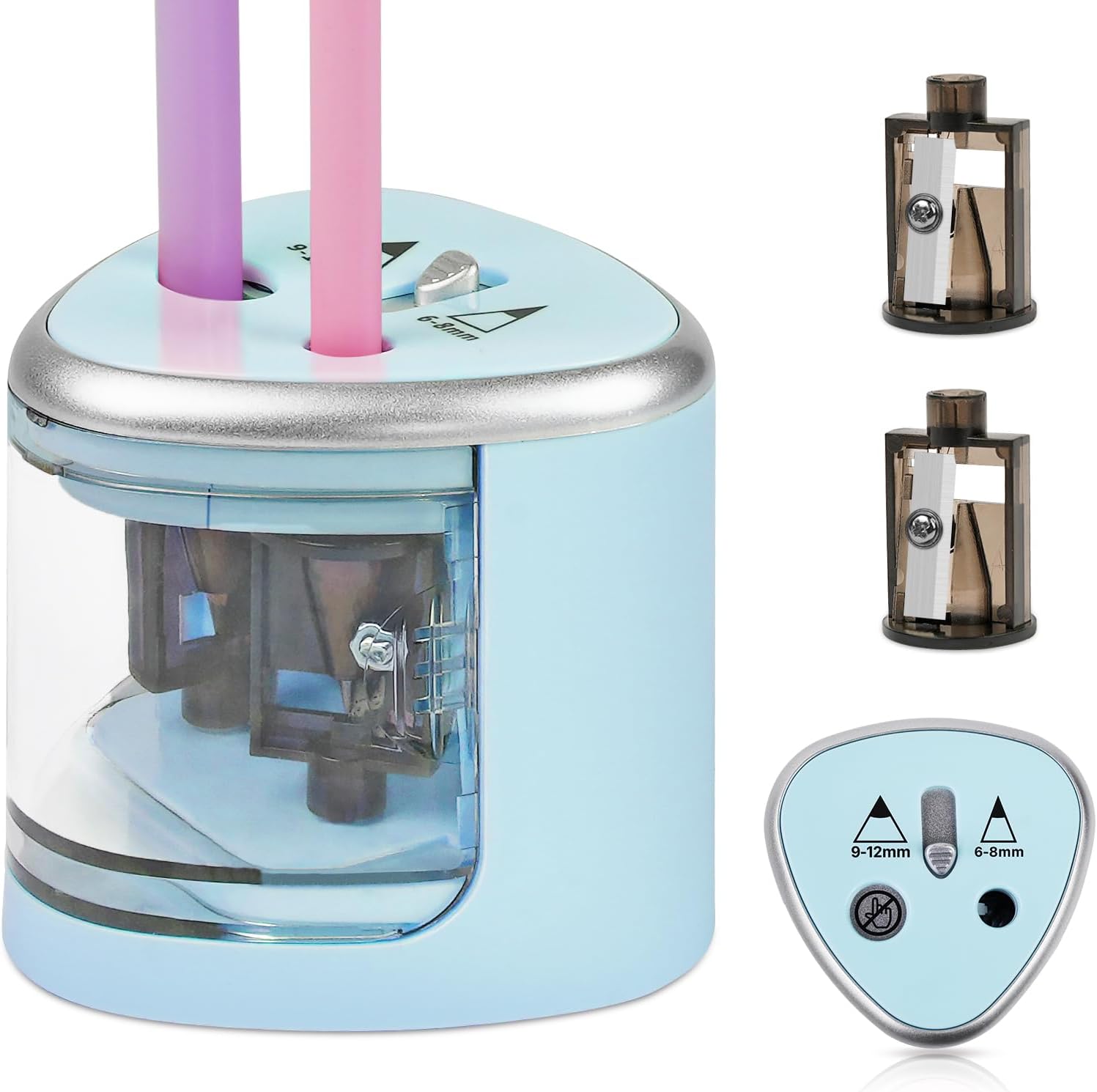 Elektrischer Bleistiftspitzer Für Schule & Büro - Leise Und Praktisch