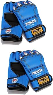 Toddmomy Protetores De Mão Para Homens 2 Pçs Par Luvas Mma Meio Dedo Luvas De Boxe Meio Dedo Luvas Mma Meio Dedo Luvas Engrossar Saco De Pancadas Fitness