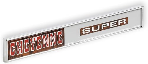 Miniatura 2 de Brothers Trucks 05-198 - Emblema de puerta para guantera, Cheyenne Super