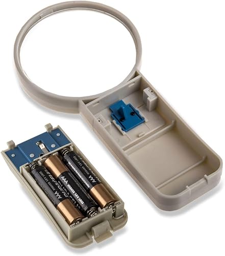 Miniatura 4 de Carson Lupa asférica iluminada de mano 4x iluminada LED (SV-40)