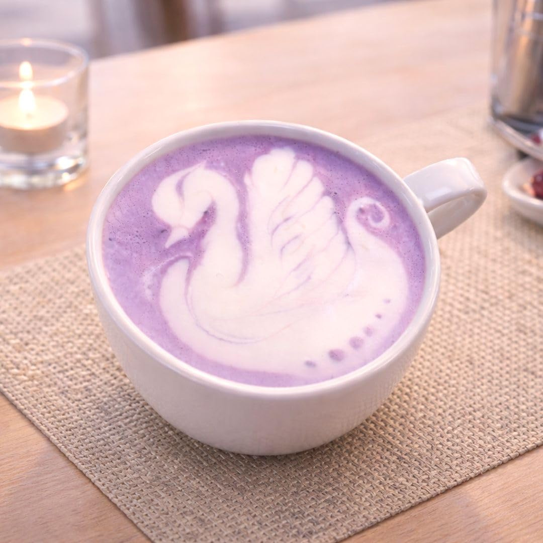 The Yeah Blend Purple Chai Latte Pulver 250g | Lila Ube Latte mit Yam & Süßkartoffel | Vegan & 100% natürlich | Heiß oder Iced | 35 Lattes