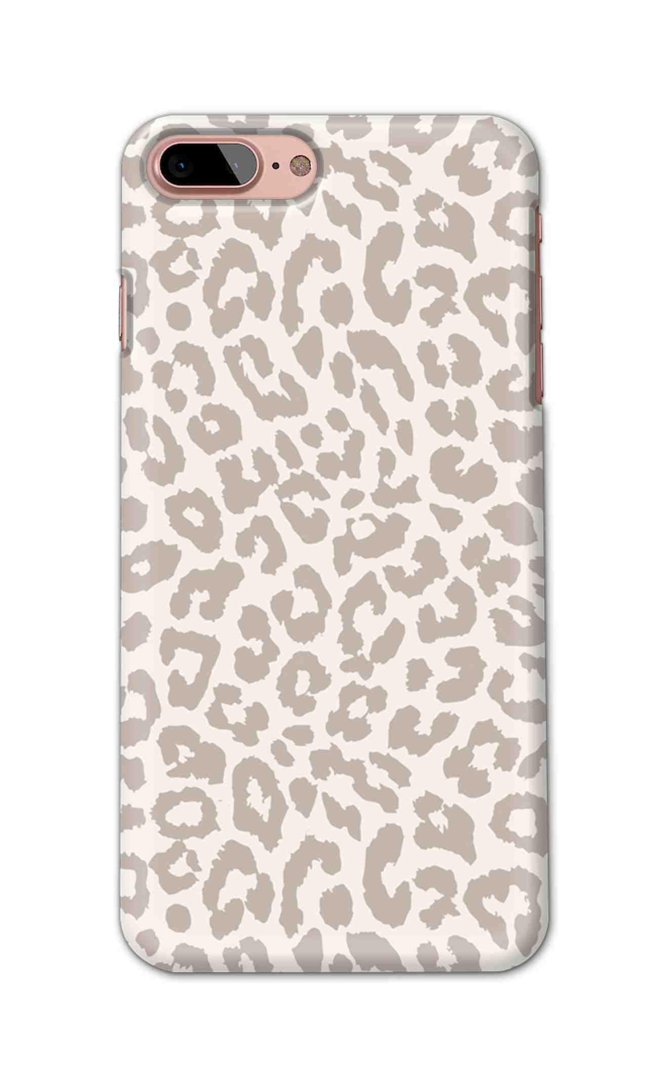 NDCOM for iPhone 7 Plus/iPhone 8 Plus Back Cover Off-White Leopard Printed Hard Case-image-5