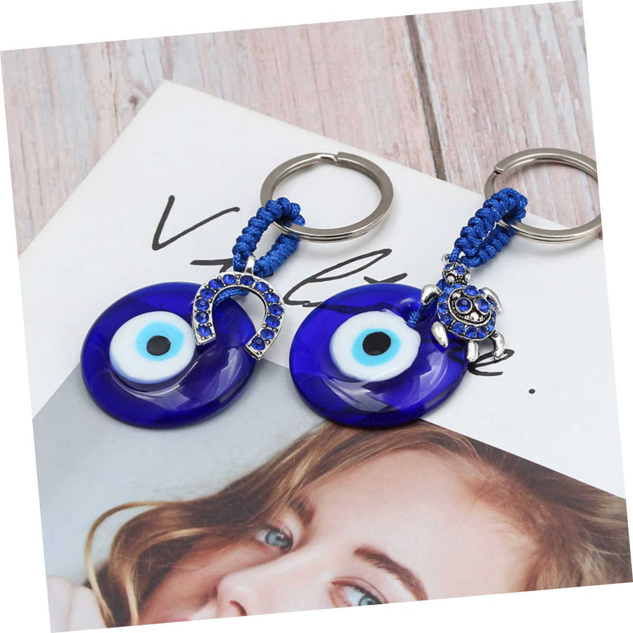 GALPADA portachiavi funlicht divertente accessori automobile chiavetta bags catena incantesimi portafogli ciondoli pendenti fai da te decorazione da appendere alla borsa Lega di zinco