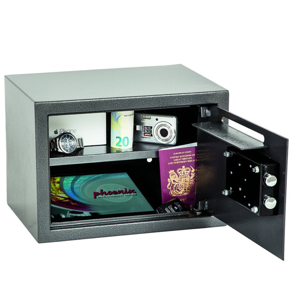 Phoenix SS0802KD Coffre De Sécurité Et De Dépôt Vela Avec Serrure À Clef (Petit)