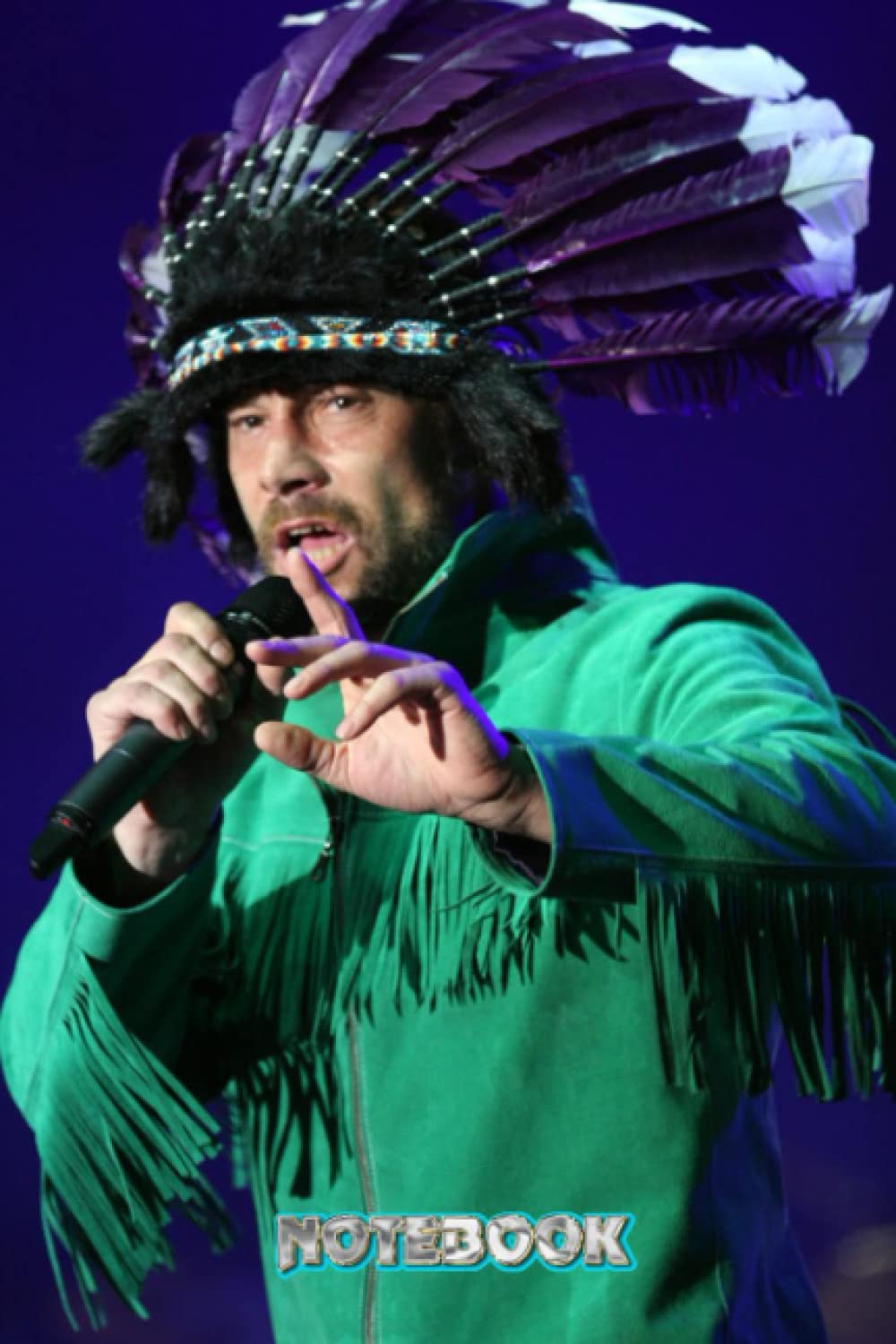 Notebook : Jamiroquai Lined Notebook (Journal,Diary) Weekly Productivity Planner College Ruled 6x9 100 Pages #835