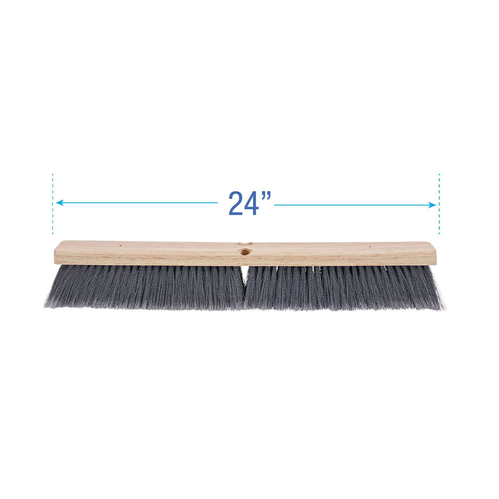 Boardwalk bwk20424 piso cepillo de cabeza 3 "Gray Marcados Polipropileno 24,"