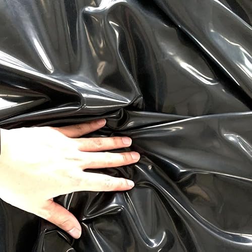 Natural Latex Rubber Sheet, Waterproof, 106cm Wide, Black