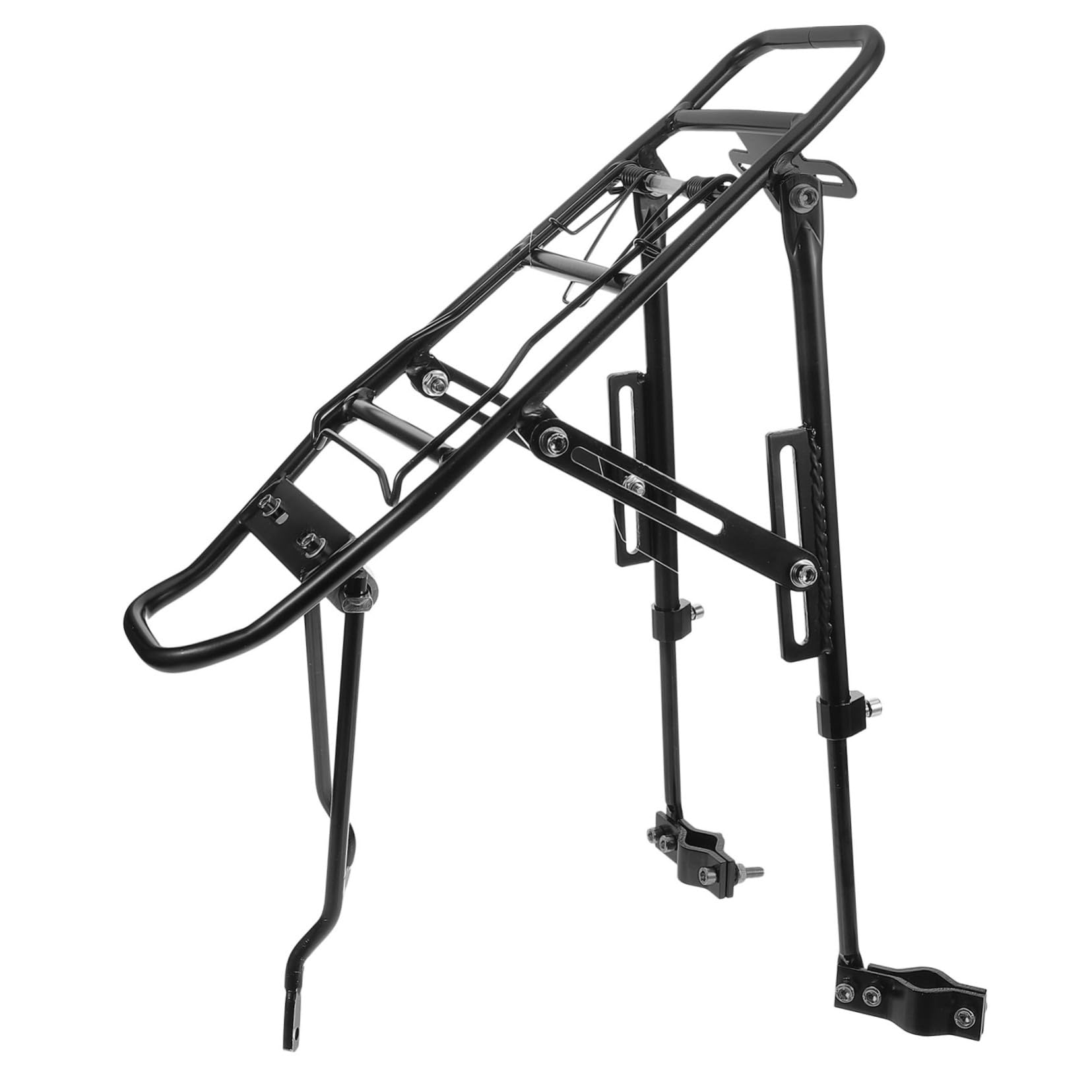 SUPVOX Creative Bike Rear Holder Metal Hollow Bicycle Rear Seat Frame for Easy Mounting Durable and Lightweight Design for Bikes Present for Outdoor Cycling Enthusiasts