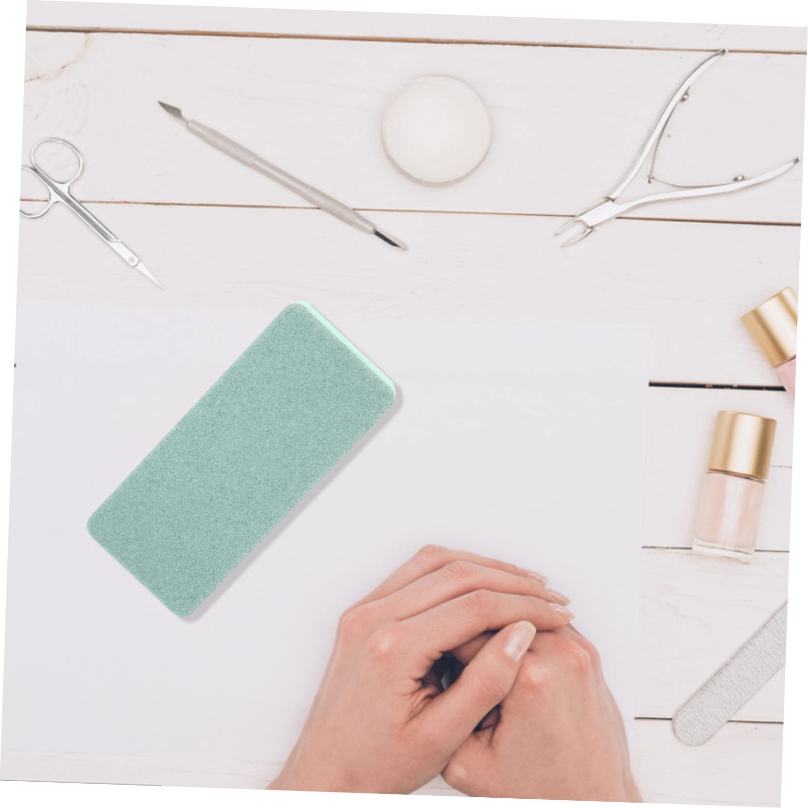 Healvian 60piezas Herramientas De Manicura y Pedicura Bloques Pulidores De Esponja Para Limpiar y Forma Uñas Para Uso Doméstico y Profesional