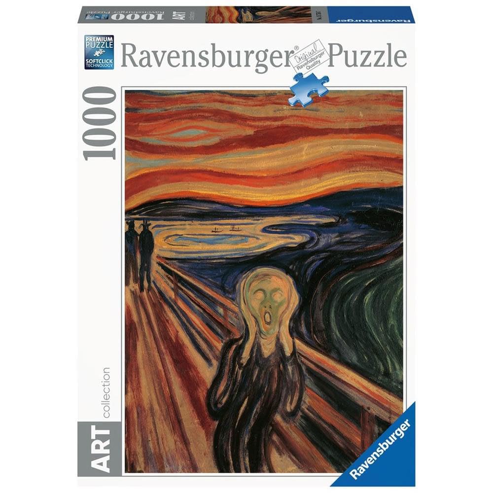 Ravensburger - Puzzle 1000 Pieces Munch: The Scream, Multi-coloured, 1000 piezas, 50 x 70 cm