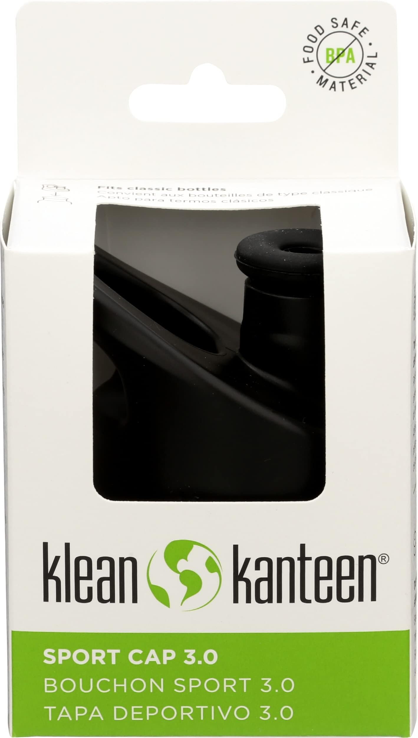 Sport Cap 3.0, Leak Resistant Water Bottle Cap with Safe and Soft Silicone Spout