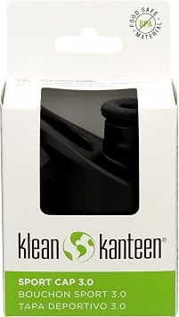 Klean Kanteen Sport Cap 3.0, Leak Resistant Water Bottle Cap with Safe and Soft Silicone Spout
