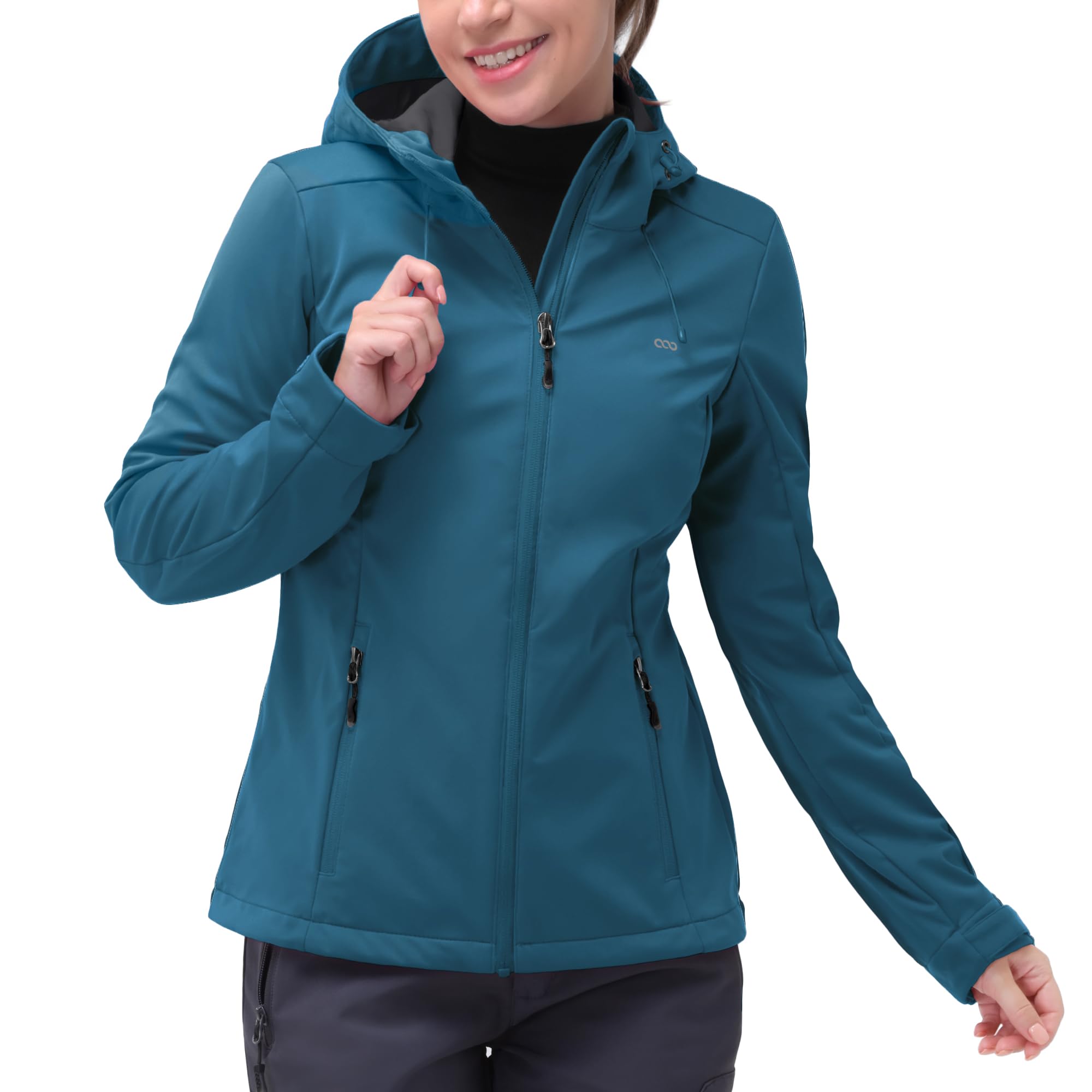 33,000ft Women's Softshell Jacket Waterproof Lightweight Windbreaker jacket
