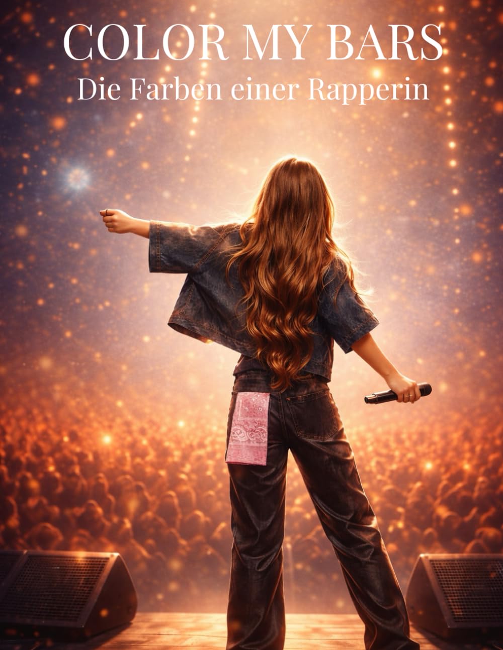 COLOR MY BARS - Die Farben einer Rapperin: Ein Ausmalbuch für Musik, Rap & Kreativität