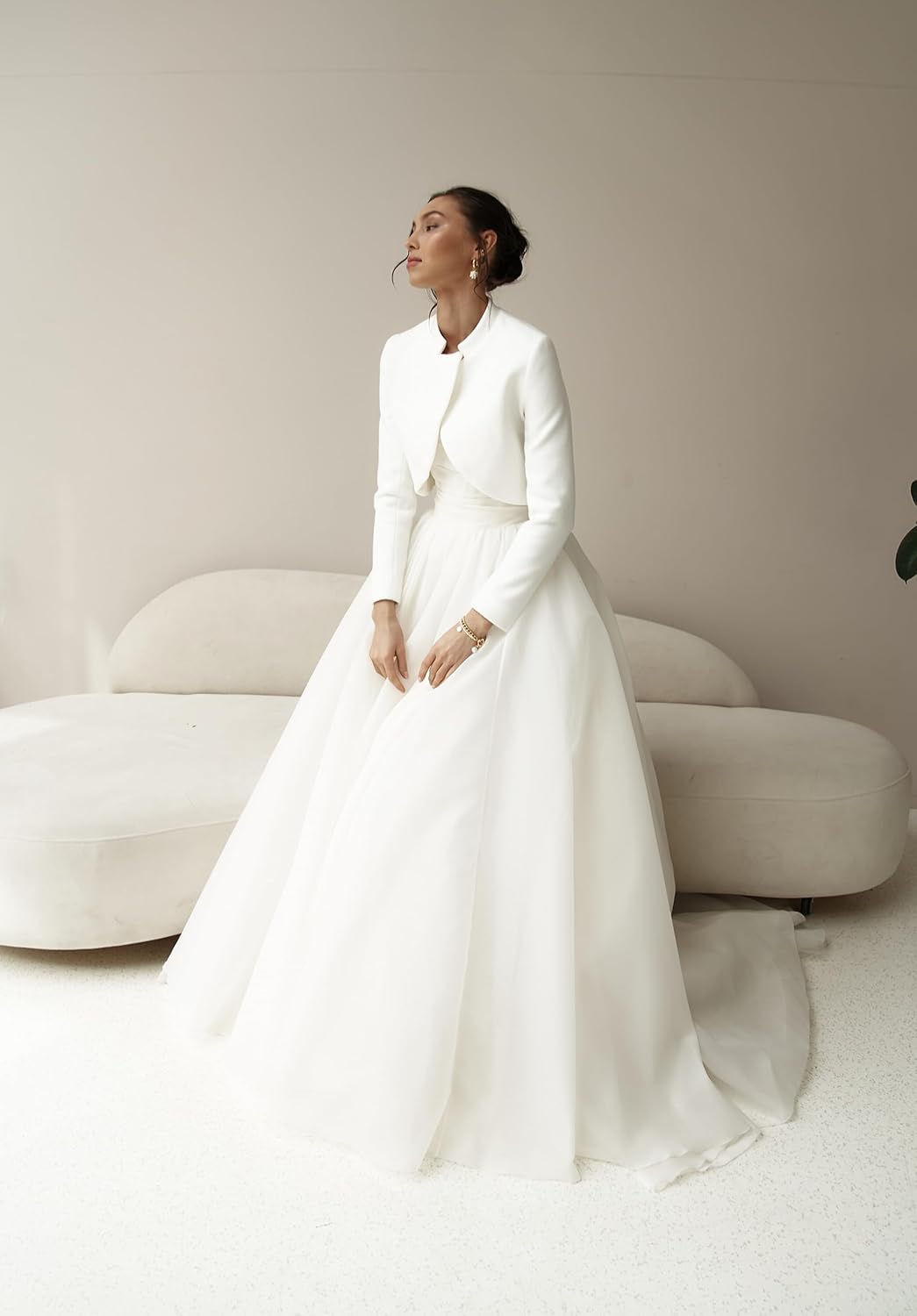 Wedding jacket bridal coat for wedding dress winter cover up bridal bolero