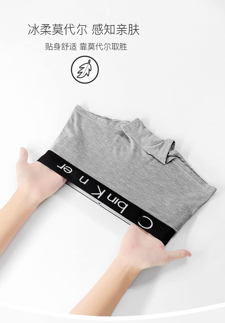 BaronHong Tomboy Masc Studs Lesbian Boxer Briefs Neutral Fashion Modal Breathable Underwear