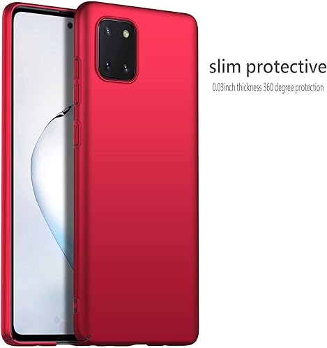 Miniatura 4 de Funda para Samsung Galaxy Note 10 LiteA81 Slim Funda protectora para teléfono protege de golpesarañazoscaídasmarcas ultra fino acabado mate cubierta