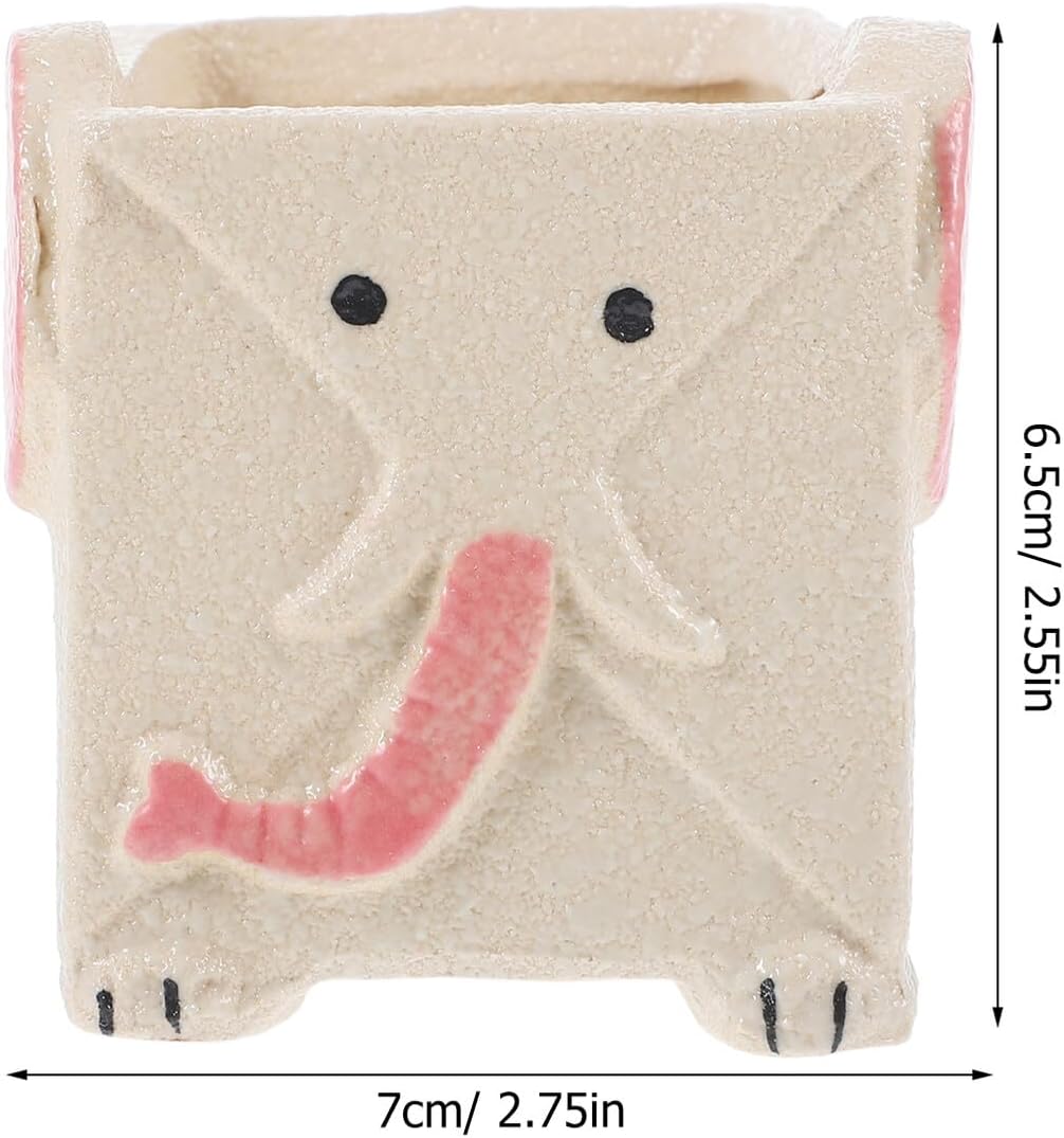 Elephant Ceramic Kitchen Sponge Holder for Sink Organizer Rack image 2