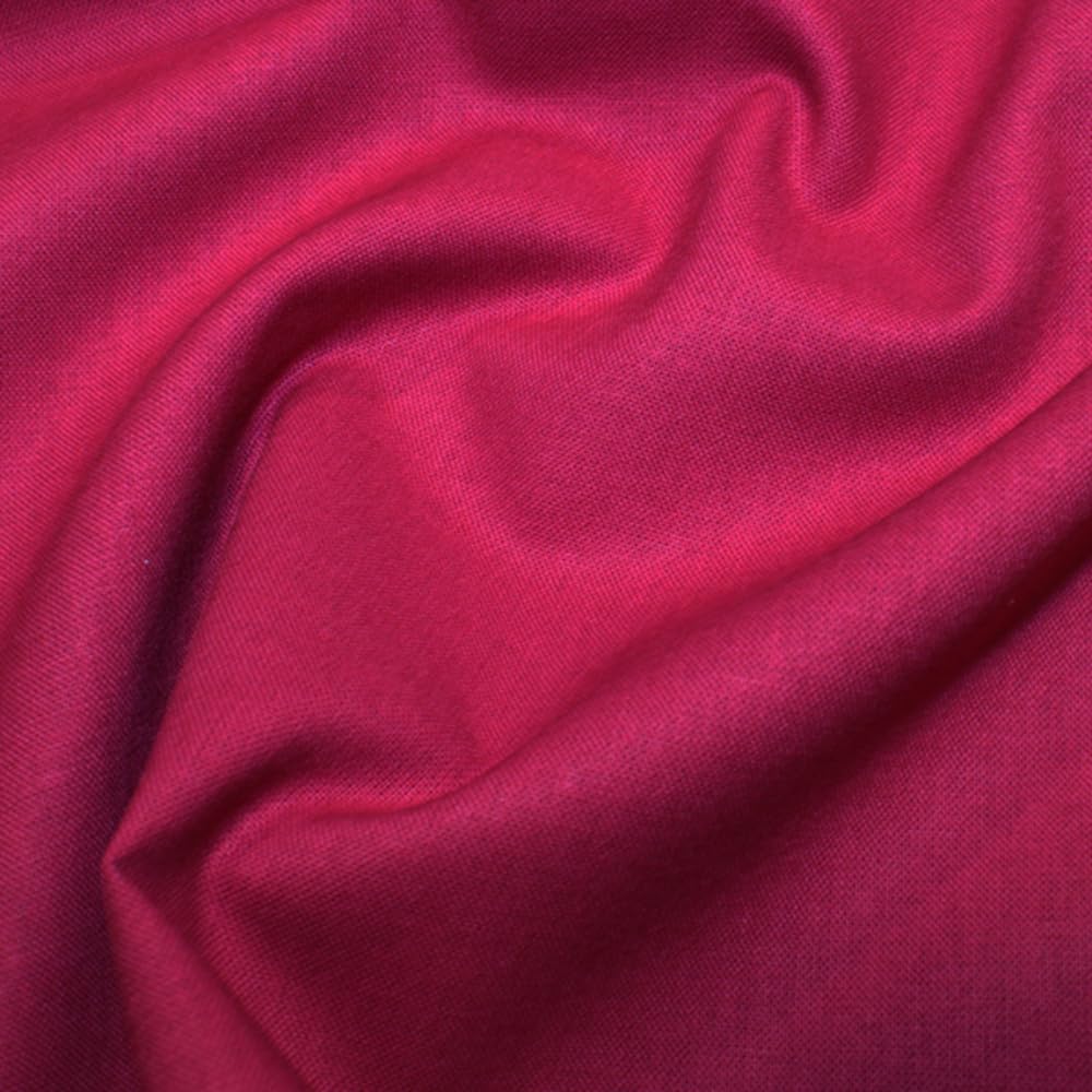 Plain Coloured True Craft 100% Cotton Dressmaking Patchwork Fabric (per metre) (109 Sangria) — image 1
