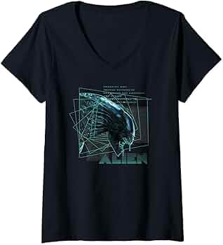 Alien 45Th Anniversary Classic Xenomorph Graphic Novel Art T Shirt