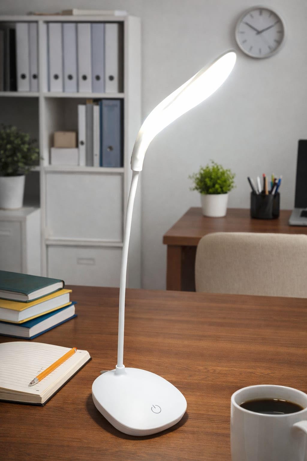 POYIFYAGRO LED Desk Lamp, White, Flexible Gooseneck, Touch Sensitive Control, Modern Design, Energy Efficient-image-32
