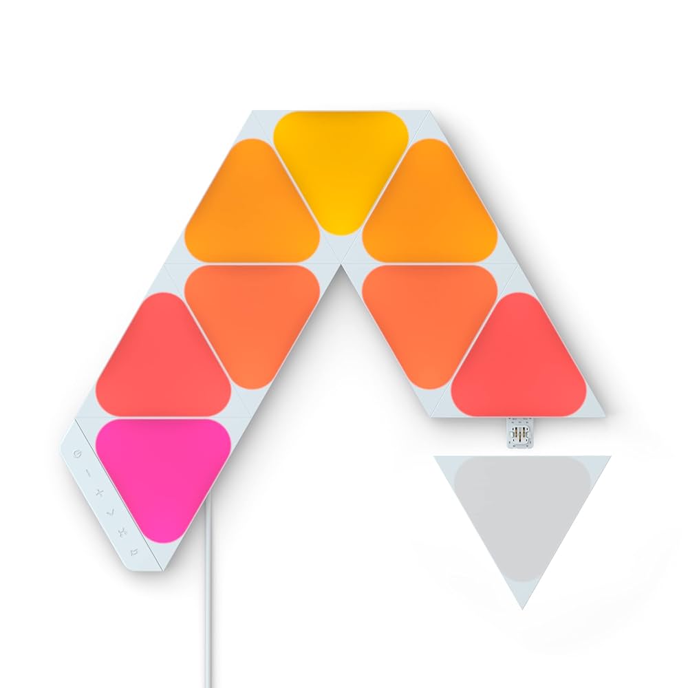 Nanoleaf NL480003TW9P Mini Triangle Light Smarter Kit - 9