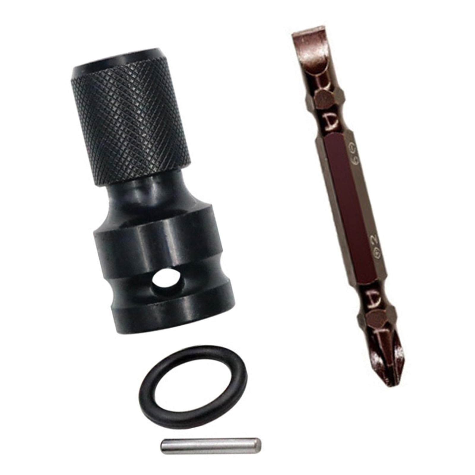 Shinlhua A Professional Fast Release 1/4 Inches Hexagonal Shanks Socket Dapter Screwdriver Bit Holders For Professional Mechanics Efficient Tool Switching Impacts Wrench To Impacts Driver Dapter
