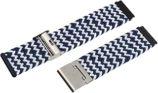 1 Peça Pulseira De Tecido De Náilon Fivela Flexível Pulseira De Relógio Pulseira De Náilon Ajustável Pulseira De Relógio Pulseira Unissex Pulseira De Relógio Ajustável Azul